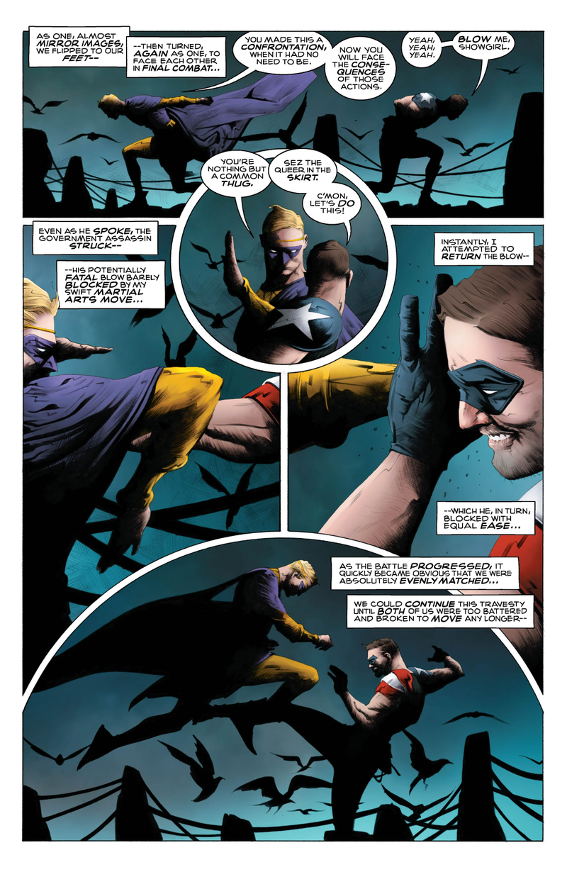 Illustration for article titled Jae Lee draws Ozymandias versus the Comedian, in this Before Watchmen preview